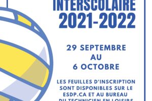 Affiche inscriptions volleyball Affiche inscriptions volleyball
