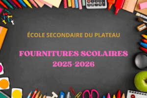 Fournitures scolaires (1)