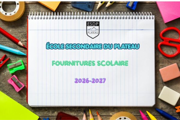 FOURNITURES SCOLAIRE